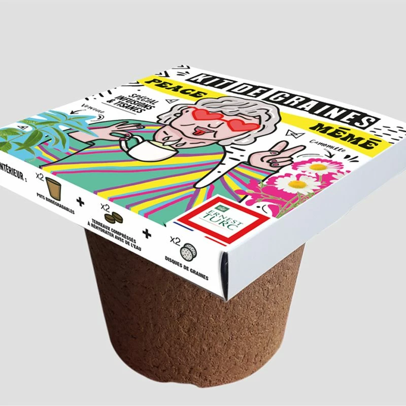 Kit De Graines Spécial Infusions PEACE MÉMÉ 3 Kit De Graines Spécial Infusions PEACE MÉMÉ - Image 2